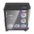 darkFlash Računalniško ohišje DARKFLASH FT418 PRO + 7 ventilatorjev ARGB (črno)