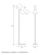 HOME LIGHT Podna lampa Luna 296, 1xE27