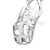 Rimba P-Cage PC11 Penis Cage Size L Transparent