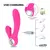 Paloqueth Pedro Softer Tip Sucking & Heating Dual Vibrator Pink