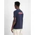 ALPHA INDUSTRIES Majica nočno modra/rjava/siva/bela