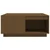 vidaXL Klubska mizica medeno rjava 80x81x36,5 cm trdna borovina