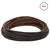Vidaxl Usnjeni trak Temno rjava 1000 x 0,3 cm Usnje