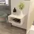 Hanah Home Noćni stočić Dora, 45x21.1x35 cm, Prljavo beli