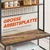 Songmics Kuhinjska polica 40x100x170 cm rjava