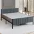 Hanah Home Francuski ležaj Lotus, 120x88x200 cm, Antracit