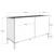 Hanah Home TV komoda Tvc-722-Oo-1, 120x70x43 cm, Orah