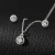 Set Elegant Circles - Srebrna KP27536
