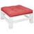 Jastuk za palete crveni 80 x 80 x 12 cm od tkanine