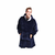 CoZy Hoodie odeja z rokavi za odrasle - Temno modra