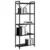Polica Crni hrast 60 x 30 x 155 cm Konstruirano drvo