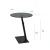 Hanah Home Klub sto Fume 40x75x40cm Crni