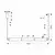 LED luster na sajli CORTE LED/25W/230V crna