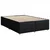 Vidaxl Box spring postelja z vzmetnico črna 160x200 cm blago