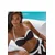 LASCANA Bikini hlačke  črna / bela
