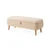 Hanah Home Rena tapacirana klupa s prostorom za odlaganje 90 × 45 × 30 cm, bež