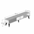 HANAH HOME Milan Walnut Black