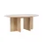 Venture Design Jedilna miza Strada 120x120x74 cm beljen les