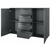 Komoda Galaxy - carbon hrast - 24CBEA26