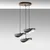 Conceptum Hypnose Luster EGER-MR-964-RETRO, 75-106cm, 50 cm, 3xE27