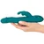 Sweet Smile Rabbit Vibrator with Wiggling Function Turquoise