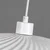 Rabalux 72055 - Luster na sajli BRIDGET 1xE27/40W/230V bela