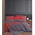 Saltanat - Crvena Anthracite Ranforce Super King Posteljina