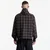 Srajca ROA Logger Wool Check Long Sleeve Shirt Anthracite S