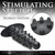 Master Series Ass Puffer Nubbed Inflatable Silicone Anal Plug Black