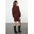 Trendyol Milla Ženska haljina Twoaw25El00056, Bordo