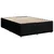 Vidaxl Box spring posteljni z vzmetnico črn 140x190 cm blago