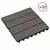 Pločice za decking 22 pcs Tamno smeđa 30 x 30 cm
