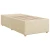 vidaXL vidaXL Box spring postelja z vzmetnico krem 80x200 cm blago, (21290944)