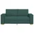 Vidaxl Dvosed temno zelen 180x78x84 cm blago