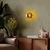 Opviq Zidna lampa Kaya-15231, 45x45x18cm, IP20, Zlatna boje