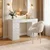 Hanah Home set toaletnog stola i stolice Eloria, 120 cm, beli