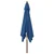 Vrtni suncobran s drvenim stupom azurnoplavi 300 x 300 x 273 cm