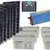 8. svakodnevni celogodisnji Hibrid komplet 24V/230V 1820w solarnih panela 4x200Ah baterija