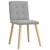 Vidaxl Jedilni stoli 4 kosi Cloud Grey Fabric