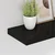 Plutajuća zidna polica crna 60 x 23,5 x 3,8 cm MDF