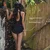 Sanqi Ženski jednodelni kupaći kostim, Crni