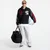 Bomber Jordan Flight Mens Varsity Jacket Black/ Black/ University Red XL