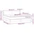 Vidaxl Box spring postelja z vzmetnico temno rjava 180x200 cm blago