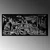 Wallity Zidna dekoracija Picassso, 85x40 cm, 1.5 mm, Crna