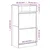 Ormarić za cipele crni 60 x 34 x 116 cm od konstruiranog drva