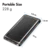 shumee Prenosna baterija 10.000 mAh, 2x USB-A, USB-C, micro-USB, črna - Typhoon