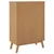Visoka komoda OLDEN smeđa 85 x 43 x 125 cm od masivne borovine