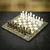 Šah Set Marble Grey & White 40 x 40 cm
