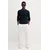 Calvin Klein Pulover LV040BM343 Mornarsko modra Regular Fit
