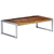 Klubska mizica 120x60x35 cm trden predelan les